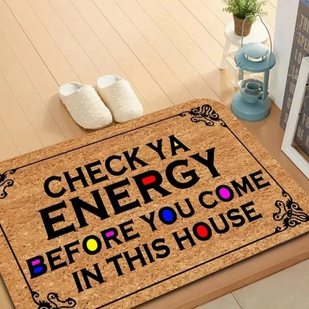 Graphic Statement Door Mat.
